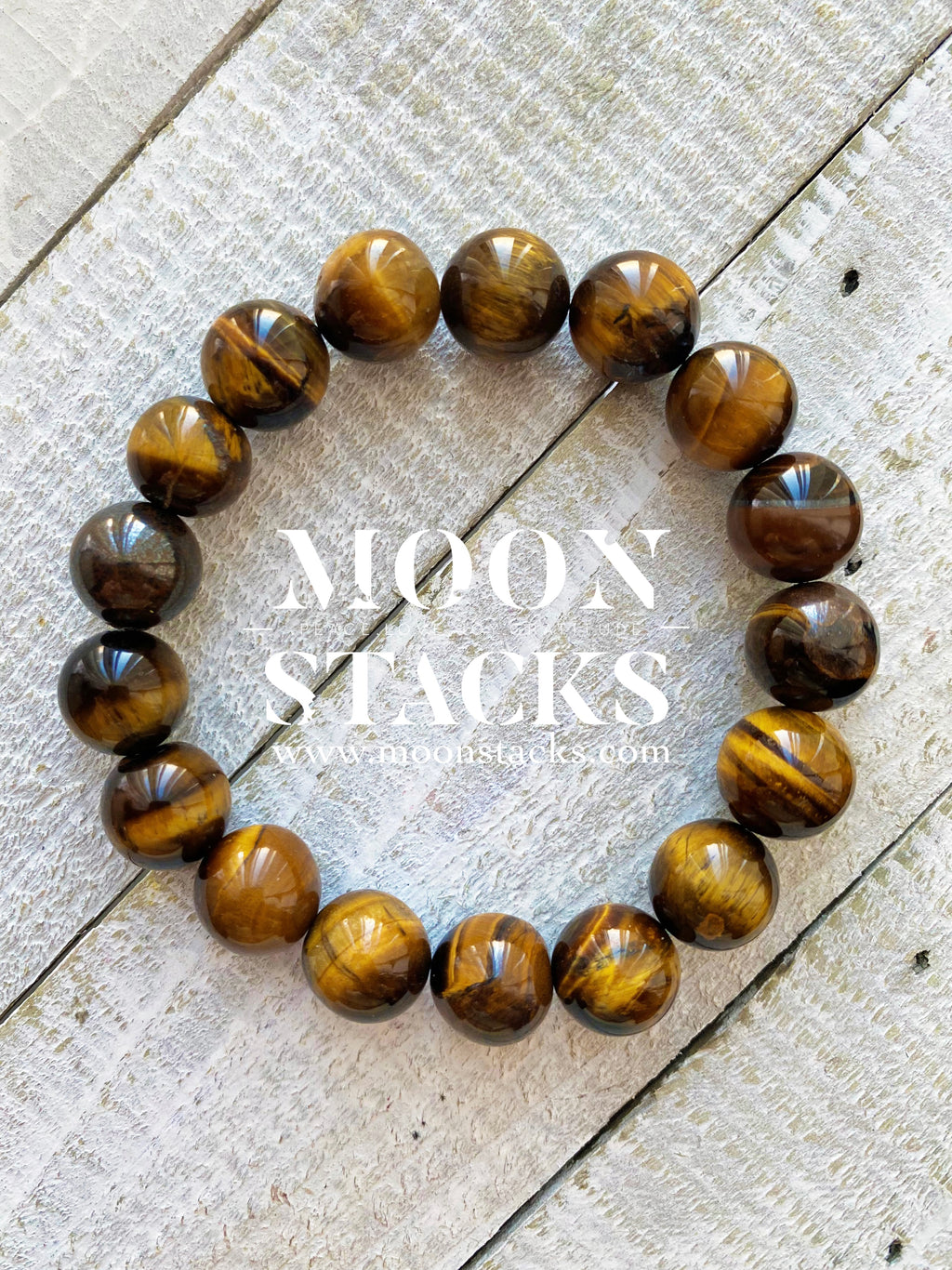 Tiger Eye Chunky Bead Bracelet