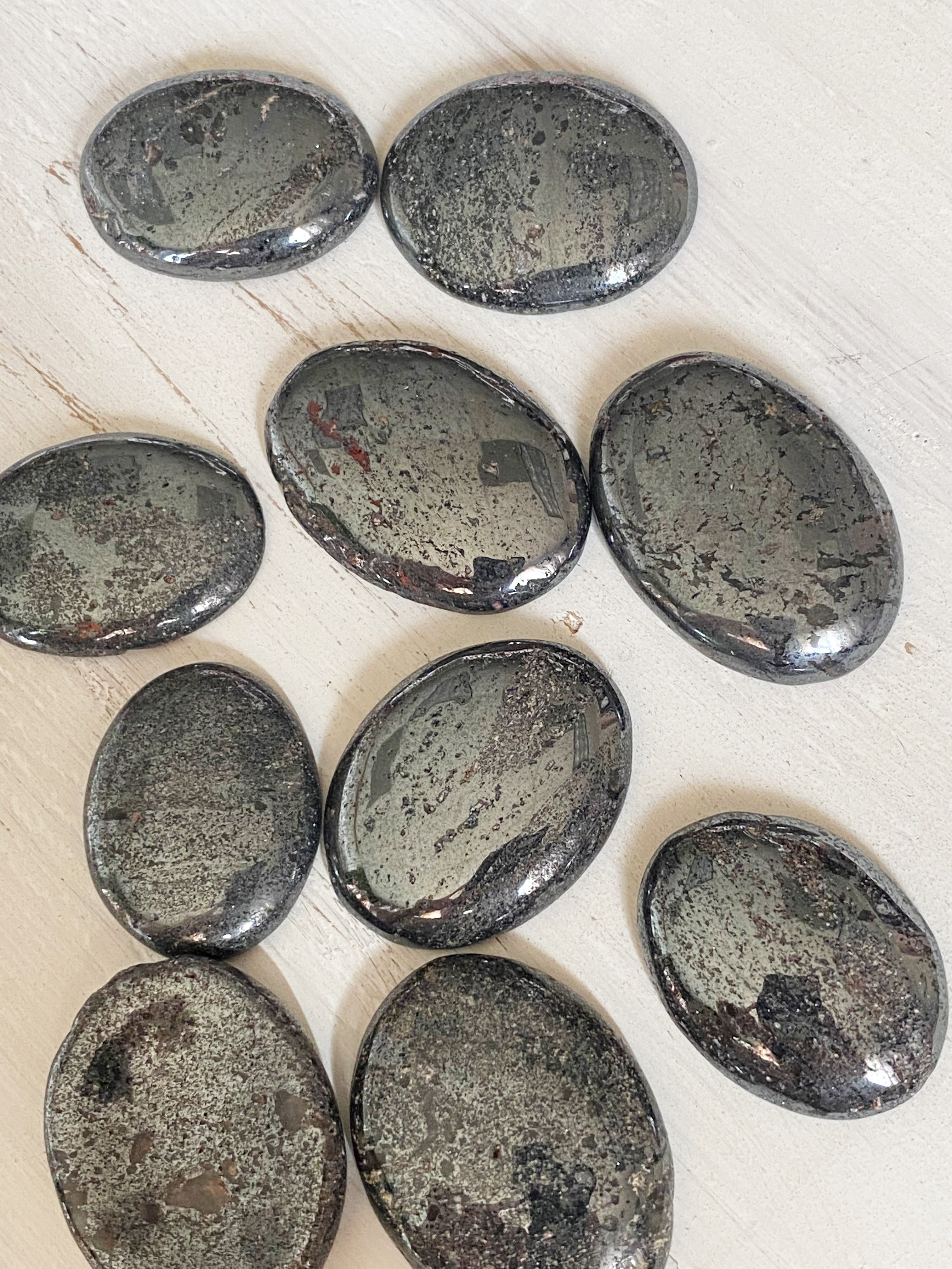 Hematite Worry Stone