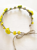 Yellow Flower Crown