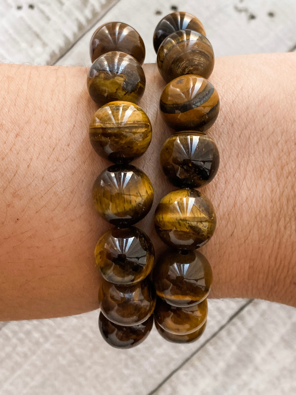 Tiger Eye Chunky Bead Bracelet