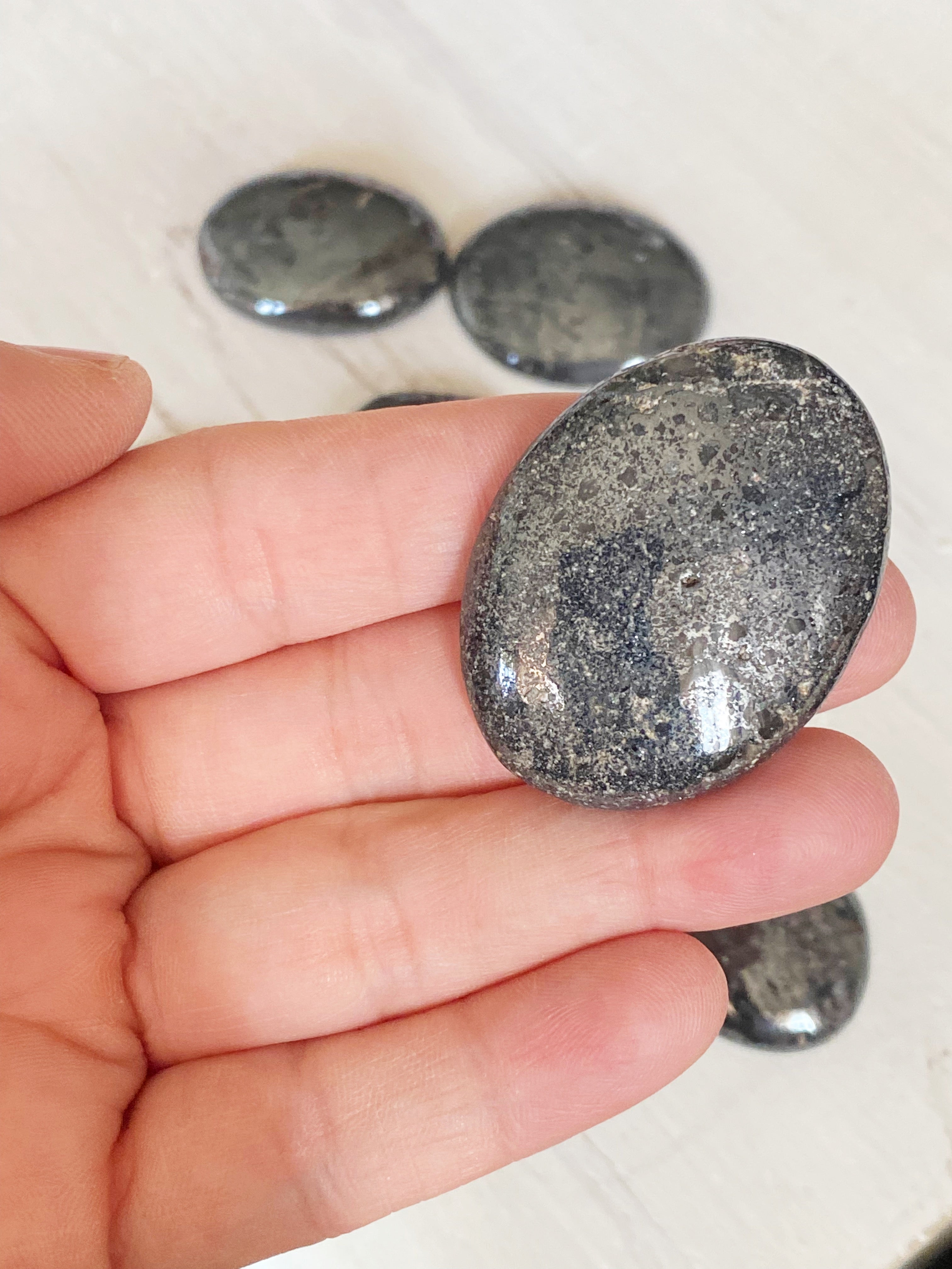 Hematite Worry Stone