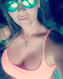 The Gigi Gunmetal Quartz Necklace