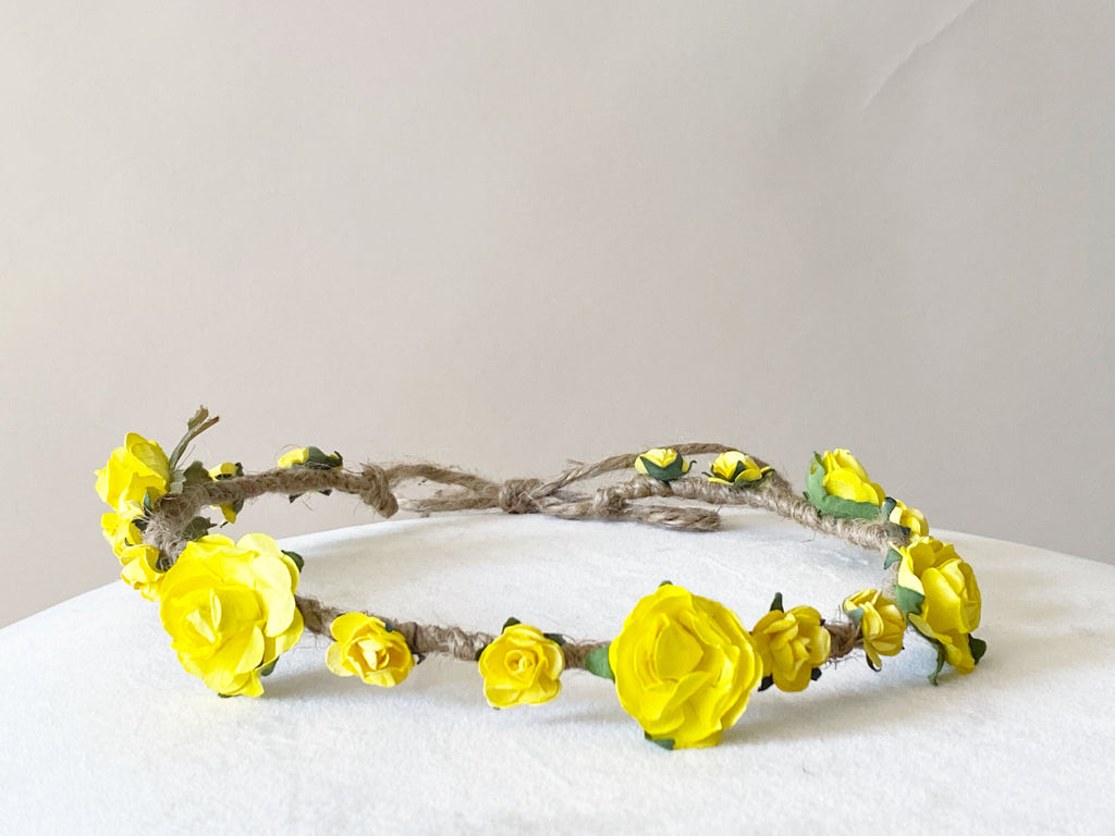 Yellow Flower Crown