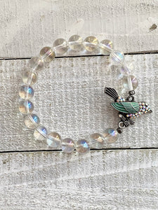 Hummingbird Aurora Quartz Single Bracelet