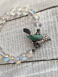 Hummingbird Aurora Quartz Single Bracelet