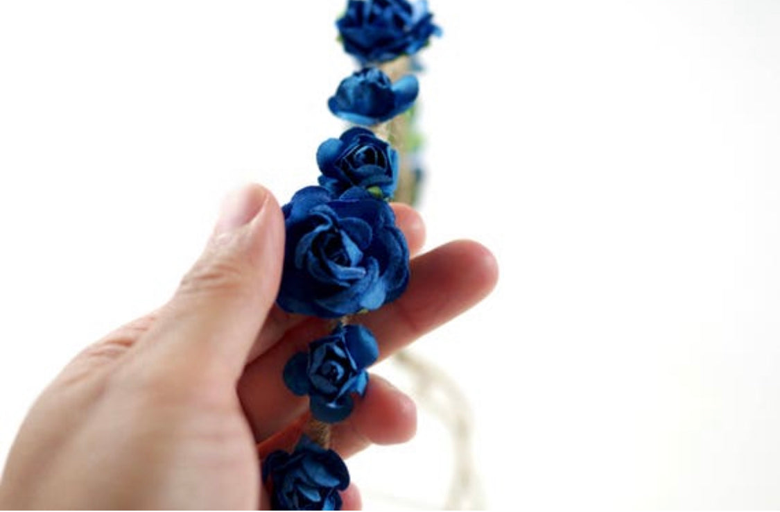 Turquoise Flower Crown