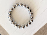 Chunky Bead Hematite Bracelet