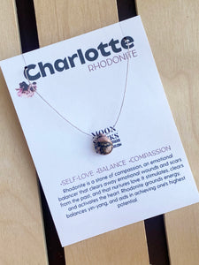 Charlotte Rhodonite Necklace
