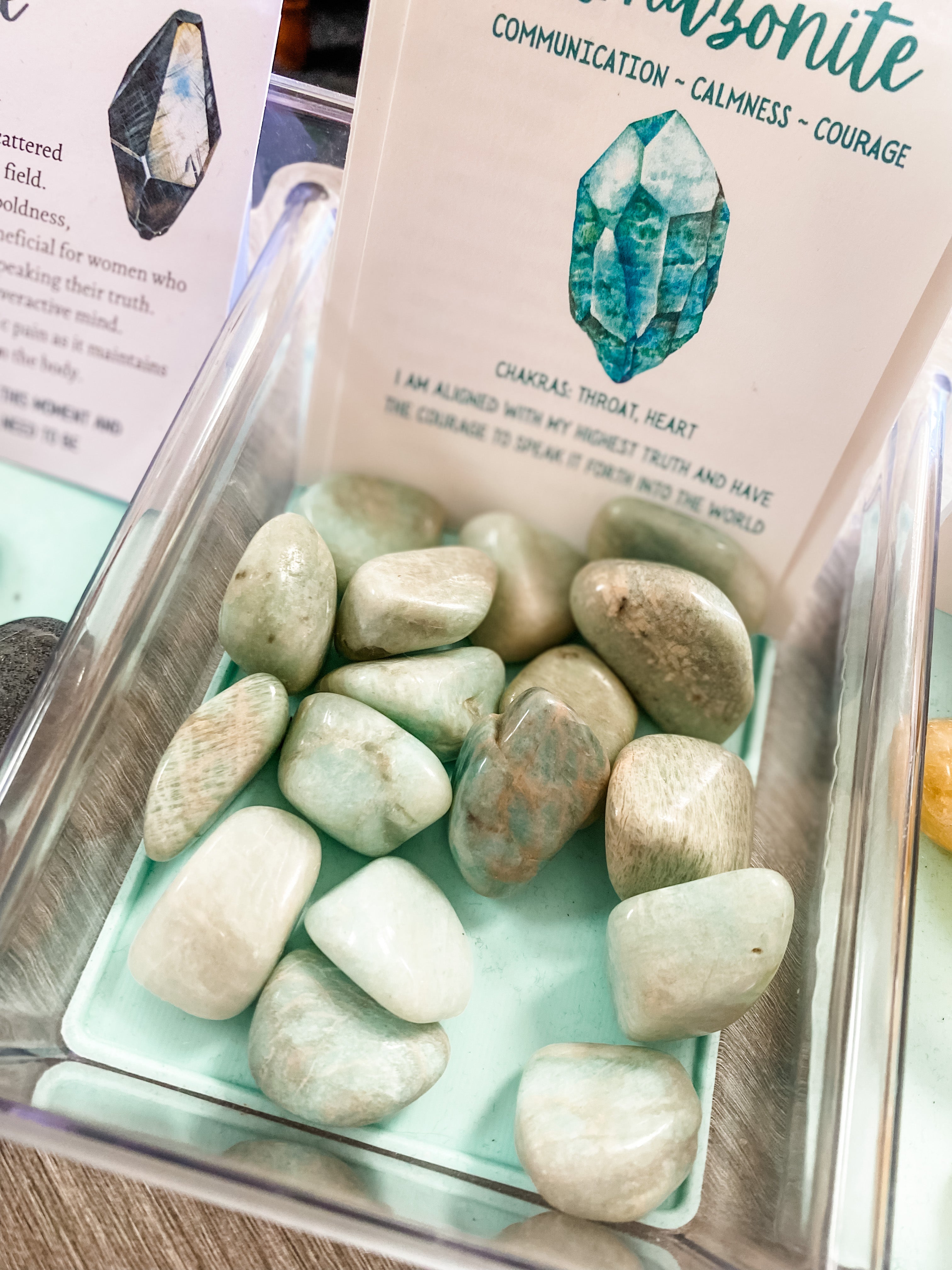 Amazonite tumbled stone