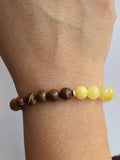 Strong And Happy Beaded Bracelet