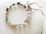 Ivory Cream Flower Crown