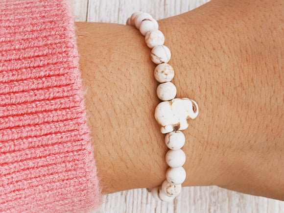 Elephant beaded bracelet