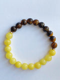 Strong And Happy Beaded Bracelet
