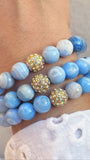 Southern belle (blue agate)