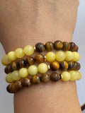 Strong And Happy Beaded Bracelet