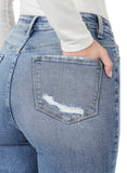 Andie Distressed Denim Jeans