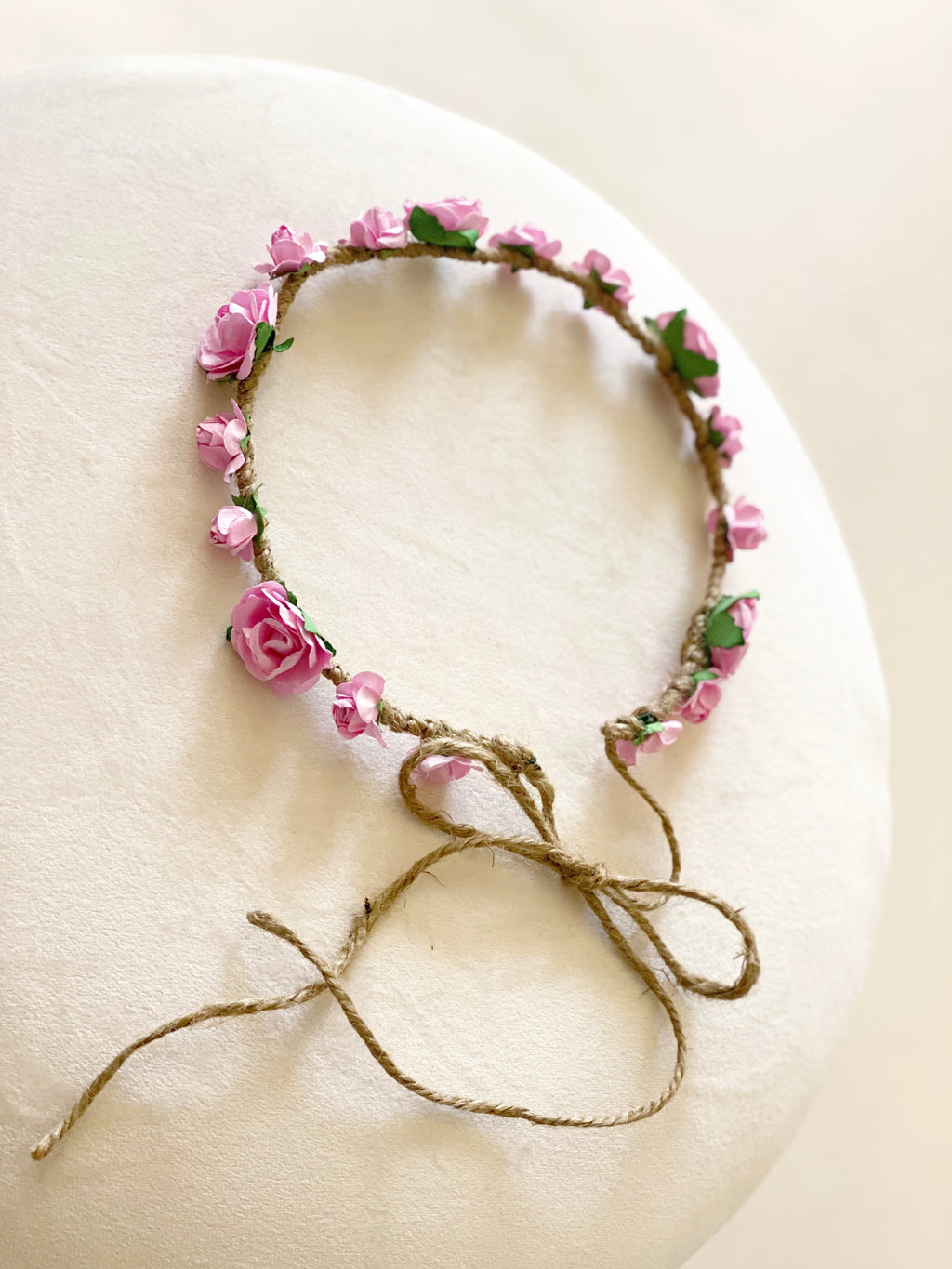 Light Pink Flower Crown