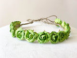 Green Flower Crown