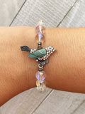 Hummingbird Aurora Quartz Single Bracelet